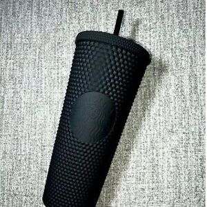 Venti black studded Starbucks tumbler